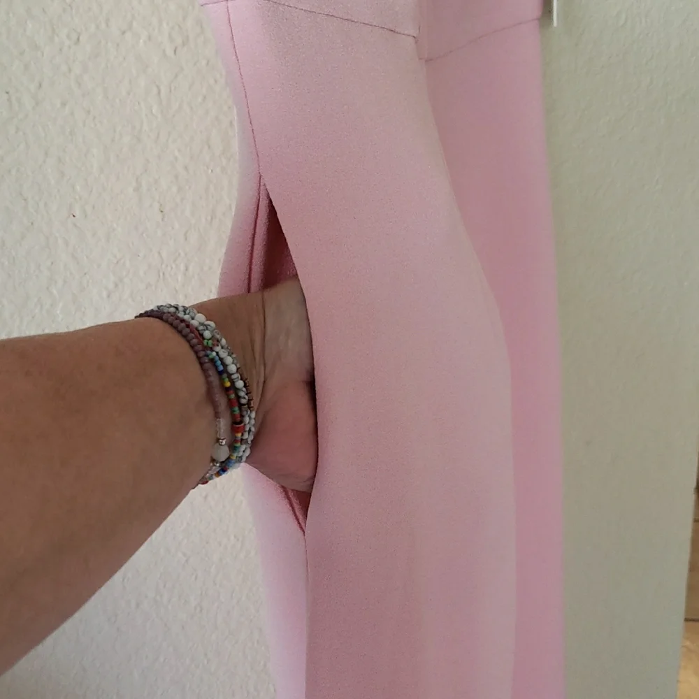 Julia Jordan Blush Halter Jumpsuit - Picture 9 of 9